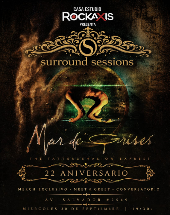 Celebrando 22 años de un clásico: Mar de Grises llega a Surround Sessions